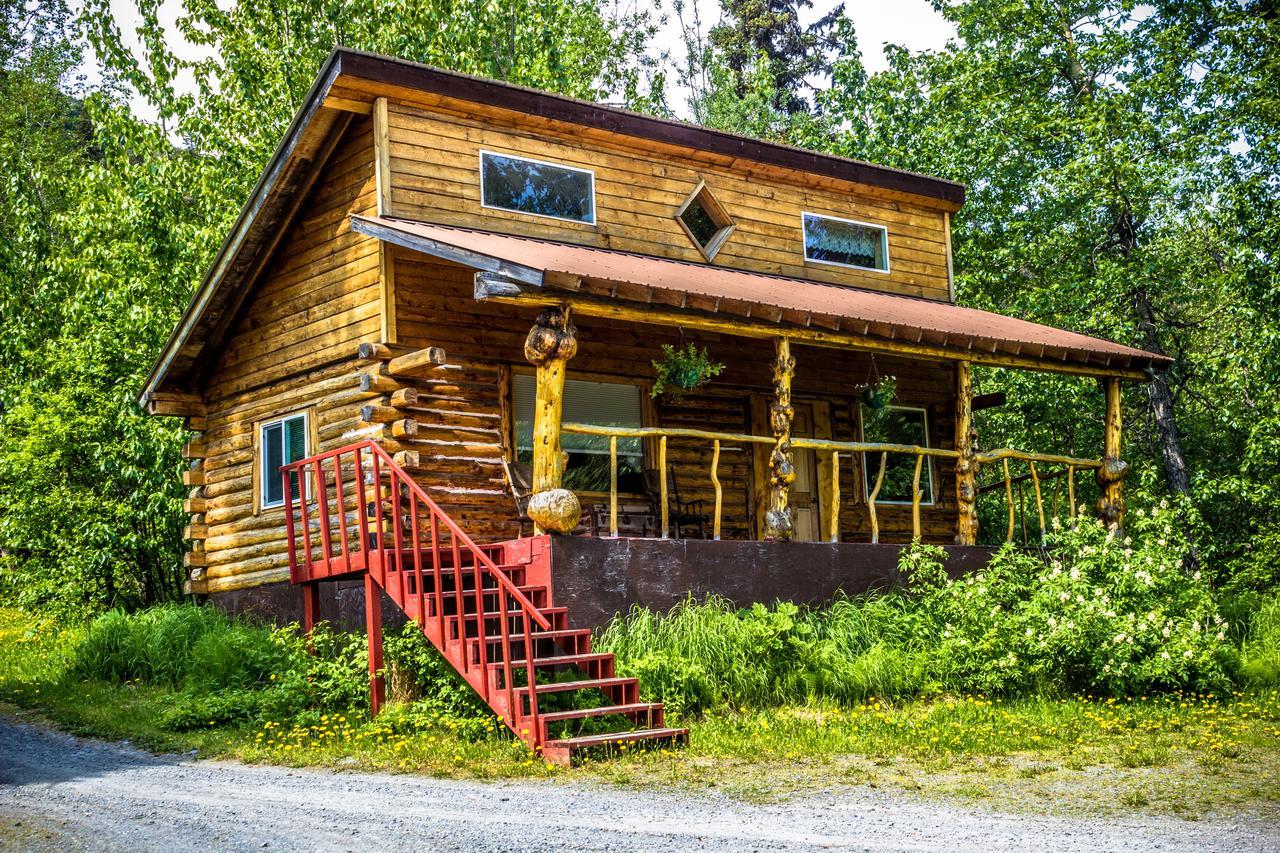 Midnight Sun Log Cabins Vila Moose Pass Exterior foto