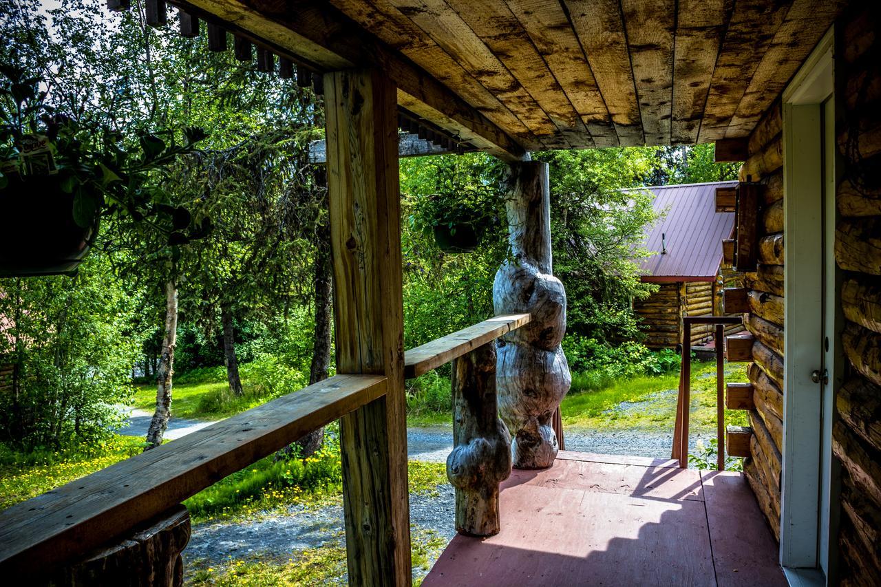 Midnight Sun Log Cabins Vila Moose Pass Exterior foto