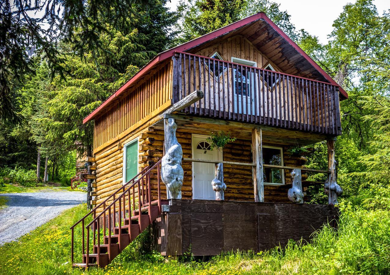 Midnight Sun Log Cabins Vila Moose Pass Exterior foto