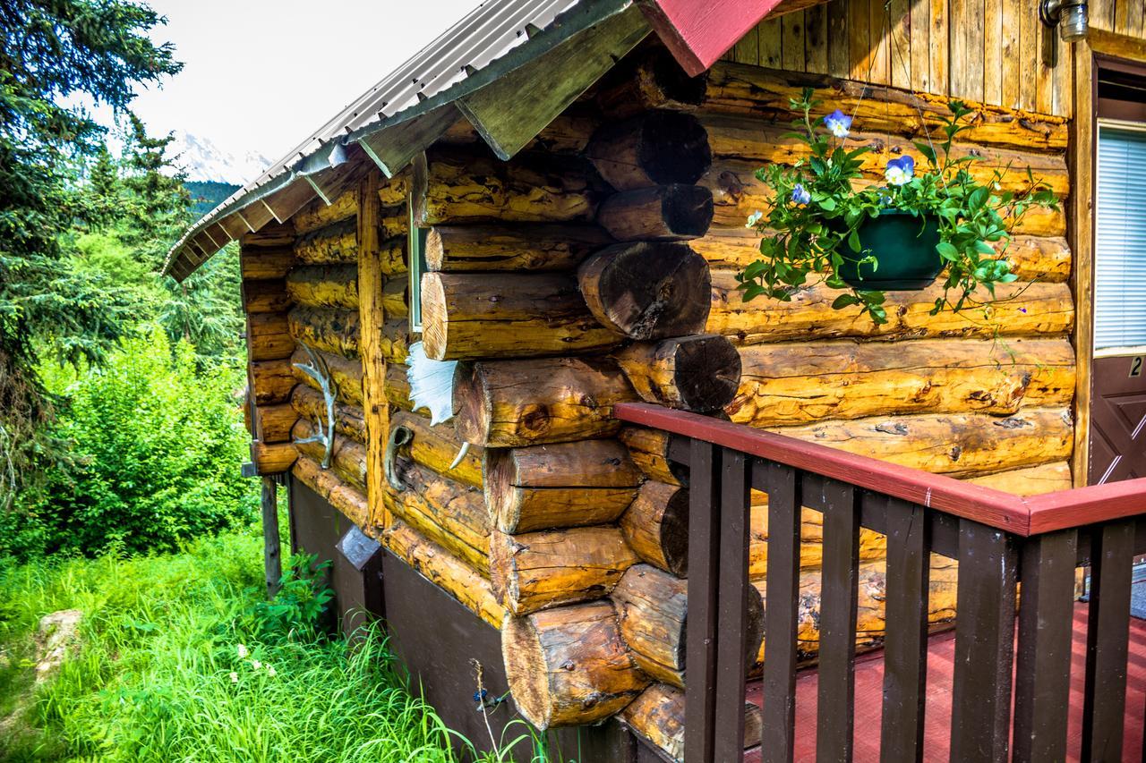 Midnight Sun Log Cabins Vila Moose Pass Exterior foto